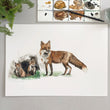 Load image into Gallery viewer, Fox Watercolour Art Print