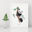 Load image into Gallery viewer, Panda Bear - Personalised watercolour print