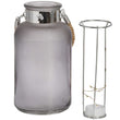 Load image into Gallery viewer, Frosted Grey Glass Lantern