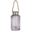 Load image into Gallery viewer, Frosted Grey Glass Lantern