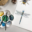 Load image into Gallery viewer, Dragonfly Watercolour Fine Art Print