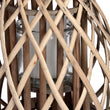 Load image into Gallery viewer, Wicker Bulbous Lantern