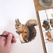 Load image into Gallery viewer, Forest Animals Watercolour Name Print