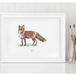 Load image into Gallery viewer, Fox Watercolour Art Print