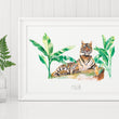 Load image into Gallery viewer, Tiger Watercolour Art Print