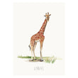 Load image into Gallery viewer, Personalised Watercolour Giraffe Print