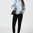 Load image into Gallery viewer, Dot Pattern Knitted Jumper In Blue