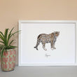 Load image into Gallery viewer, Jaguar Personalised Watercolour Fine Art Print