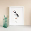 Load image into Gallery viewer, Puffin - Personalised Watercolour Fine Art Print