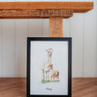 Load image into Gallery viewer, Personalised Alpaca Watercolour Art Print