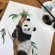 Load image into Gallery viewer, Panda Bear - Personalised watercolour print