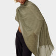 Load image into Gallery viewer, Little Floral Print Tassel Scarf In Brown
