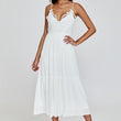 Load image into Gallery viewer, Lace Top Maxi Dress In White