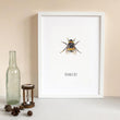 Load image into Gallery viewer, Bumble Bee Watercolour Fine Art Print