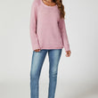 Load image into Gallery viewer, Comfy Jumper Top In Pink