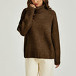Load image into Gallery viewer, Jumper Top With High Neck In Brown