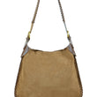 Load image into Gallery viewer, Tan Faux Suede Stitching Bag