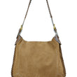 Load image into Gallery viewer, Tan Faux Suede Stitching Bag
