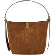 Load image into Gallery viewer, Tan Faux Suede Bag