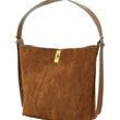 Load image into Gallery viewer, Tan Faux Suede Bag