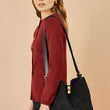 Load image into Gallery viewer, Black Faux Suede Bag