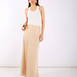 Load image into Gallery viewer, Champagne Satin Maxi Slip Skirt