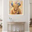 Load image into Gallery viewer, Highland Cow Print 'Flower Girl'