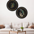 Load image into Gallery viewer, Peacocks in Round Frames
