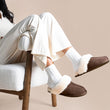 Load image into Gallery viewer, Real Sheepskin Mule Slippers Espresso