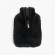 Load image into Gallery viewer, Sheepskin Hot Water Bottle Black