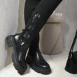 Load image into Gallery viewer, Knitted Platform Over The Knee Chunky Boots