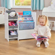 Load image into Gallery viewer, Display Unit With Fabric Storage Boxes
