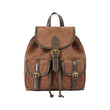 Load image into Gallery viewer, Tan Faux Suede Pocket Rucksack