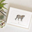 Load image into Gallery viewer, Jaguar Personalised Watercolour Fine Art Print