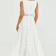 Load image into Gallery viewer, Lace Detail Maxi Dress In White