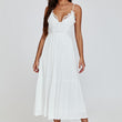 Load image into Gallery viewer, Lace Top Maxi Dress In White