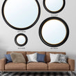 Load image into Gallery viewer, Round Mirror - Black and Gold