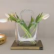 Load image into Gallery viewer, Carina Petite Bubbled Glass Decorative Handbag Vase