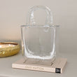 Load image into Gallery viewer, Carina Petite Bubbled Glass Decorative Handbag Vase