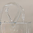 Load image into Gallery viewer, Carina Petite Bubbled Glass Decorative Handbag Vase
