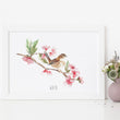 Load image into Gallery viewer, Wren British Garden Bird Personalised Print