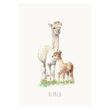 Load image into Gallery viewer, Personalised Alpaca Watercolour Art Print