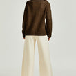 Load image into Gallery viewer, Jumper Top With High Neck In Brown