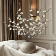 Load image into Gallery viewer, Faux White Blossom Single Stem Floral