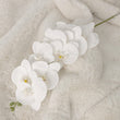 Load image into Gallery viewer, Faux White Orchid Single Stem Floral
