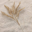 Load image into Gallery viewer, Gold Faux Fern Leaf Single Stem Floral