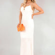 Load image into Gallery viewer, Spaghetti Strap Crochet Knit Maxi Dress with Gem Detail