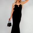 Load image into Gallery viewer, Spaghetti Strap Crochet Knit Maxi Dress with Gem Detail
