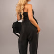 Load image into Gallery viewer, Strapless Shirred Bandeau Wide Leg Jumpsuit