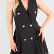 Load image into Gallery viewer, Button Front Detail Mini Dress